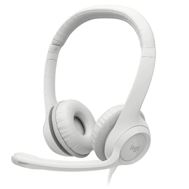 AUDIFONO CON MICROFONO LOGITECH H390 USB BLANCO - 1