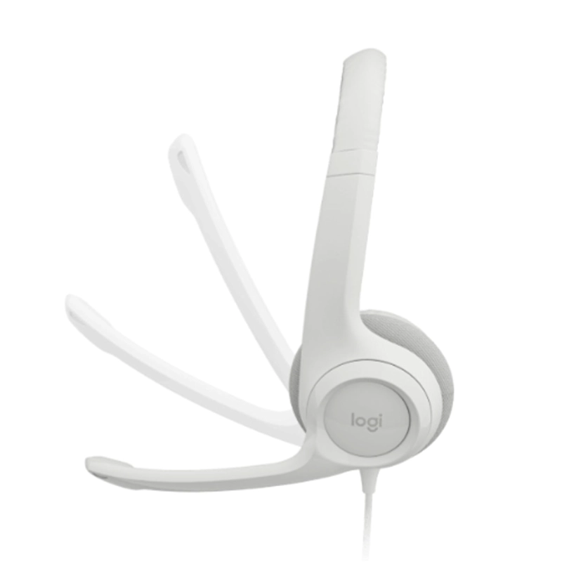 AUDIFONO CON MICROFONO LOGITECH H390 USB BLANCO - 3