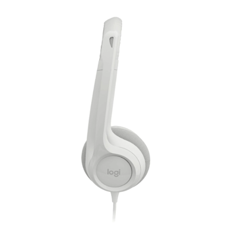 AUDIFONO CON MICROFONO LOGITECH H390 USB BLANCO - 4