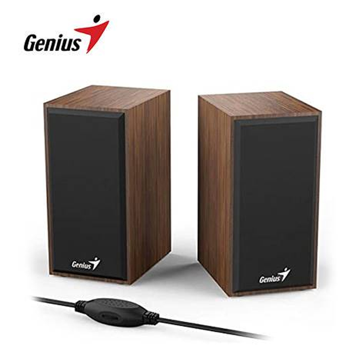 PARLANTE GENIUS SP-HF180 6W USB MADERA - 1