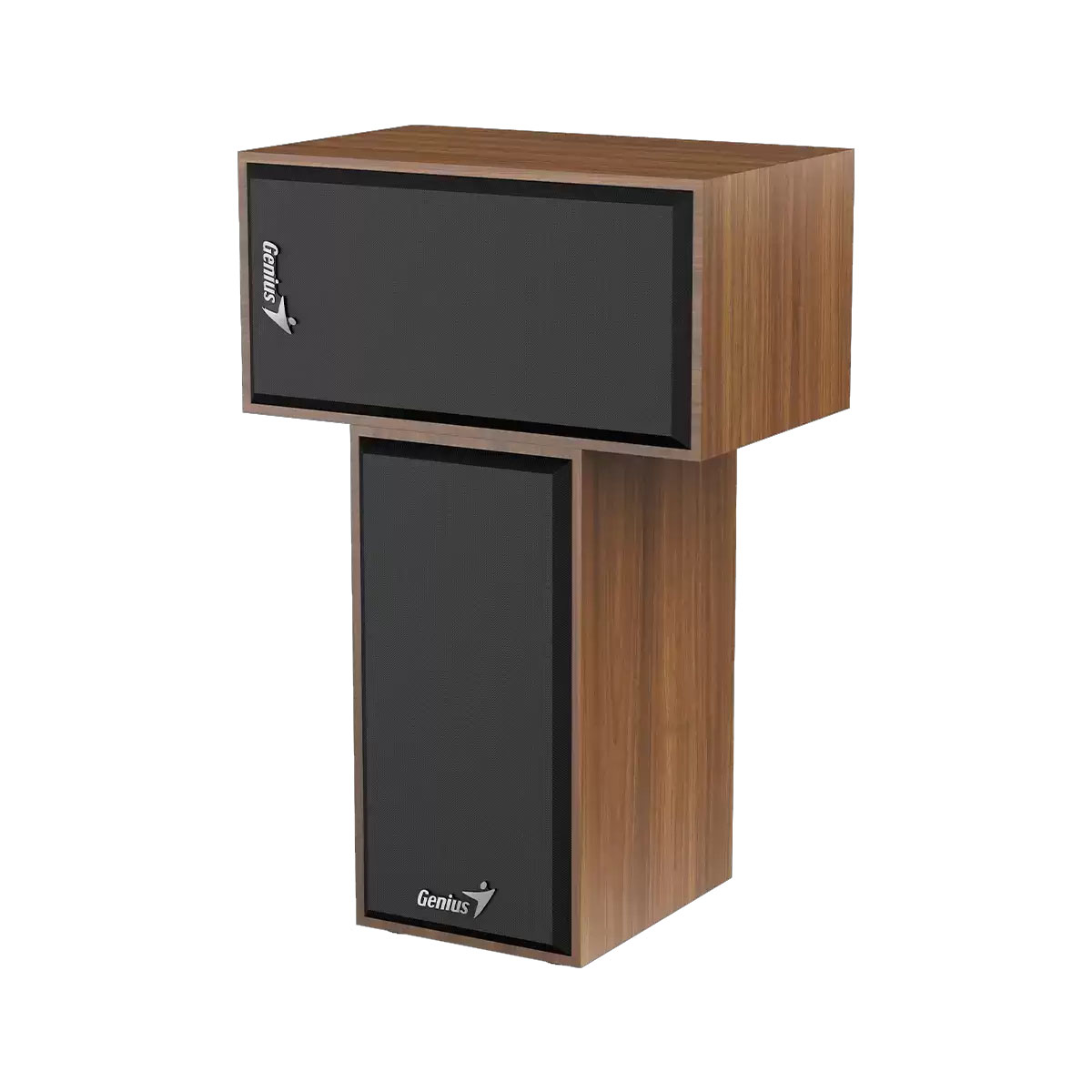 PARLANTE GENIUS SP-HF180 6W USB MADERA - 4