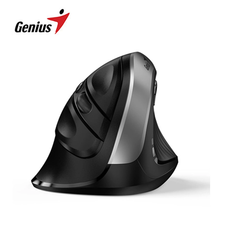 MOUSE GENIUS ERGO 8250S WIRELESS VERTICAL 6-BOT ERGONOMICO SILVER GREY - 1
