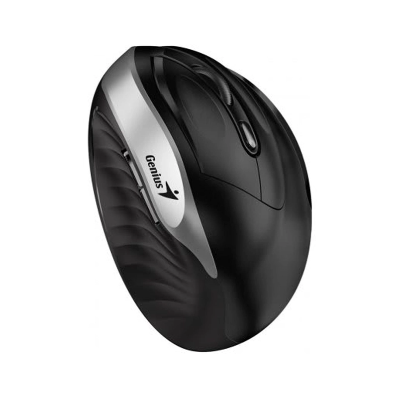 MOUSE GENIUS ERGO 8250S WIRELESS VERTICAL 6-BOT ERGONOMICO SILVER GREY - 2