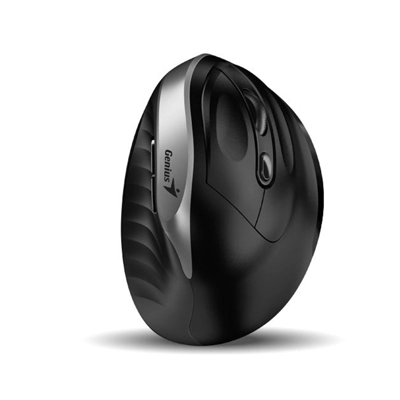 MOUSE GENIUS ERGO 8250S WIRELESS VERTICAL 6-BOT ERGONOMICO SILVER GREY - 3