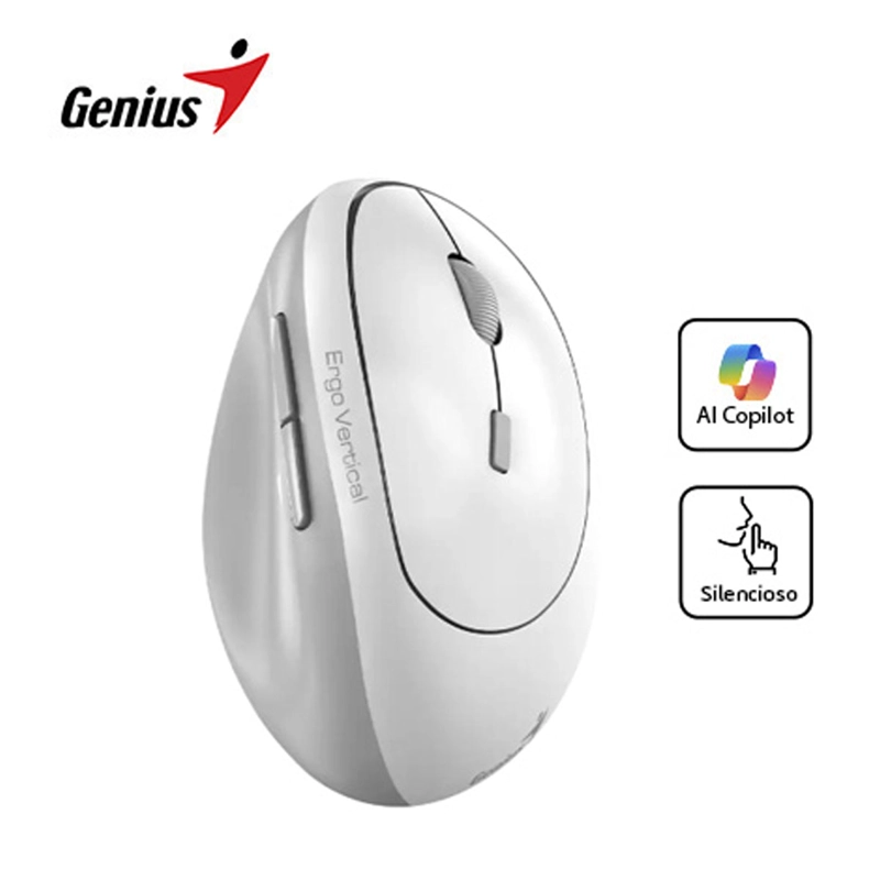 MOUSE GENIUS ERGO 8350S BLUETOOTH VERTICAL ERGONOMICO BLANCO - 1