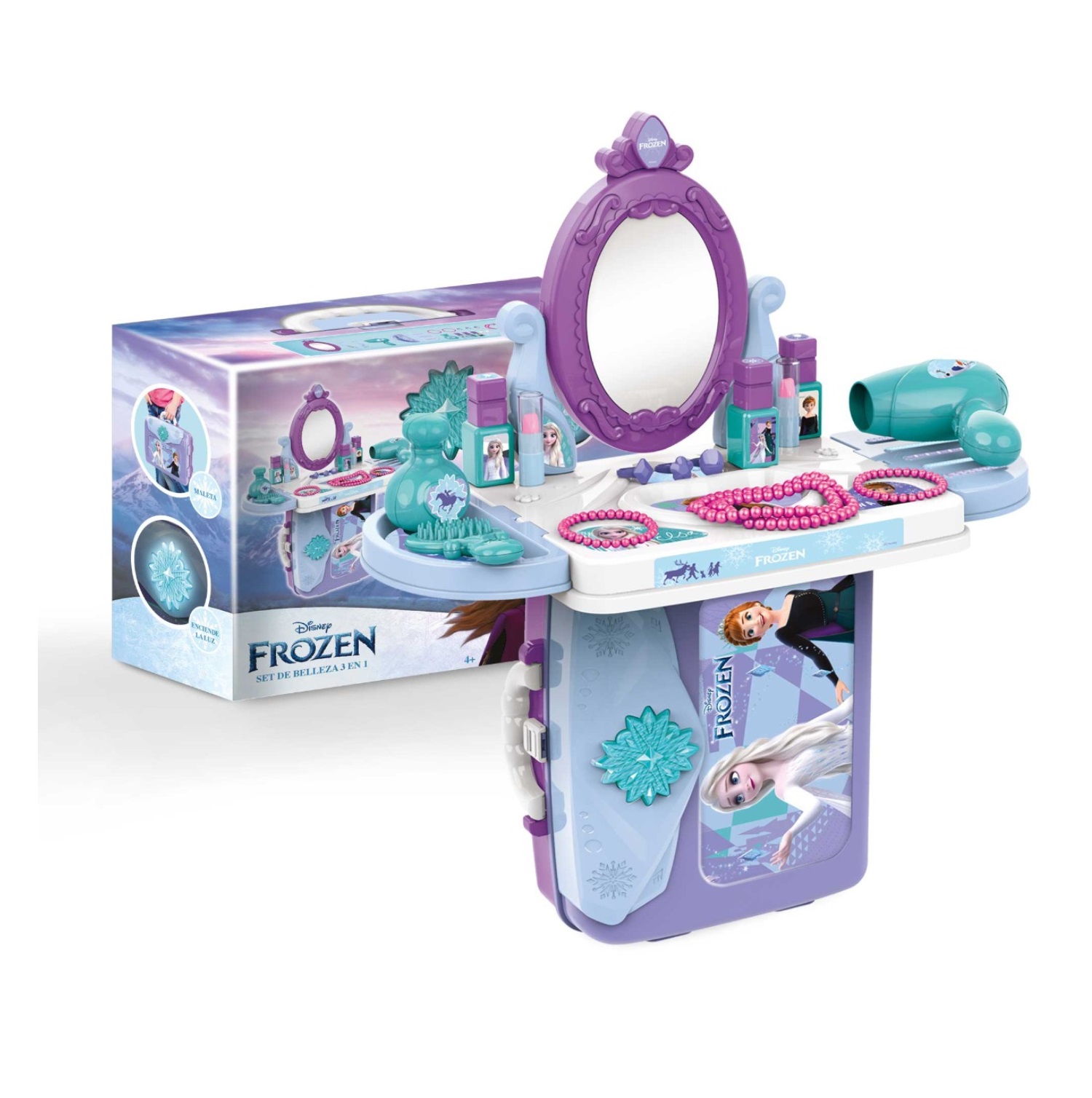 Set De Belleza Bolsito Frozen Para Niñas – Accesorios De Juego Con Diseño De La Película, Regalo Ideal Para Fans