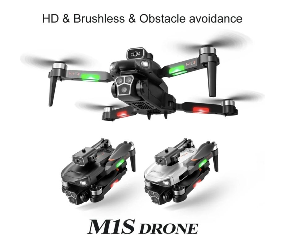 DRON CUADRICOPTERO 6K CINEMA 4K + DUAL CAMARA + GPS + WIFI + 5G + 3 BATERÍAS - 4
