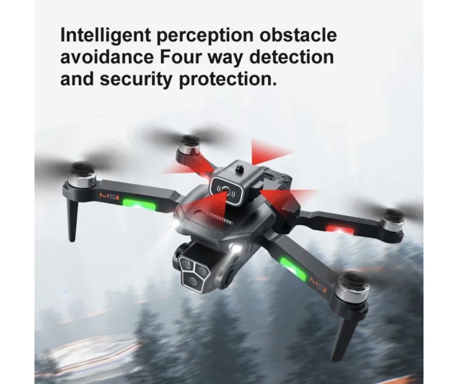 DRON CUADRICOPTERO 6K CINEMA 4K + DUAL CAMARA + GPS + WIFI + 5G + 3 BATERÍAS - 6