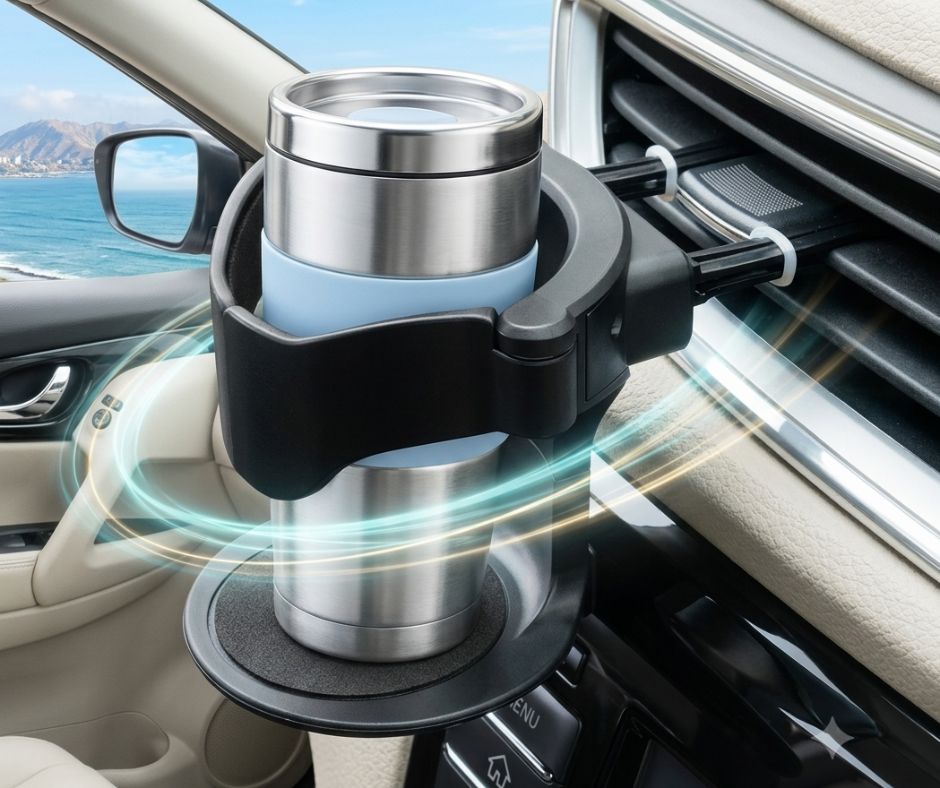 PORTAVASOS PARA AUTO SOPORTE PARA BOTELLA CAFÉ Y BEBIDAS - 1