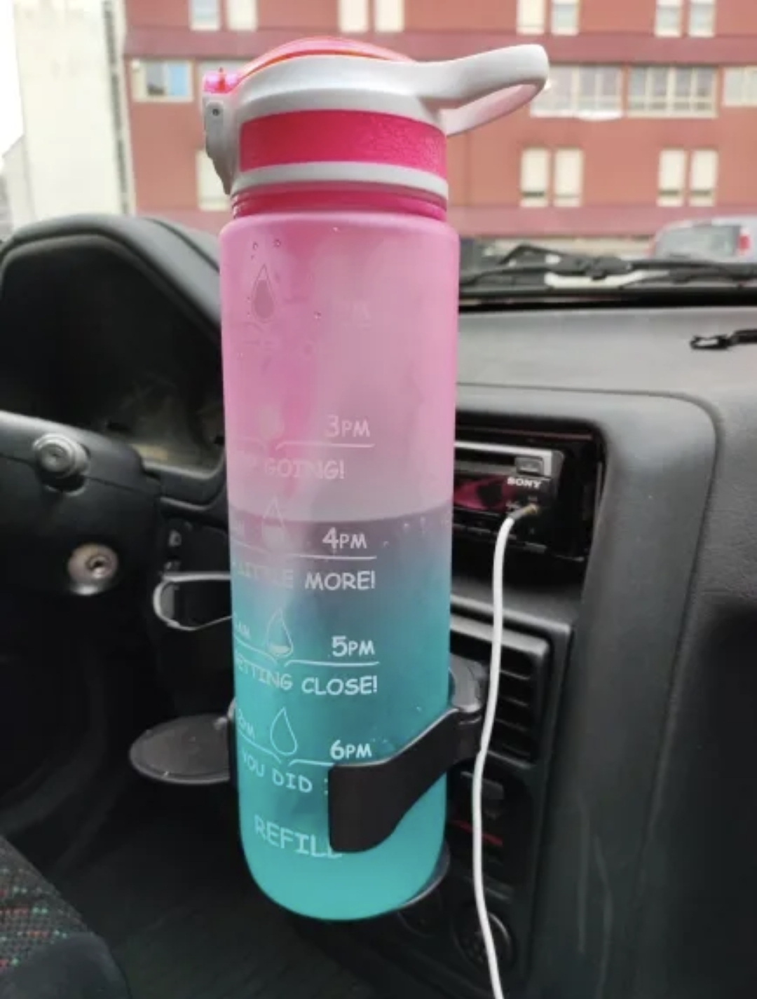 PORTAVASOS PARA AUTO SOPORTE PARA BOTELLA CAFÉ Y BEBIDAS - 6