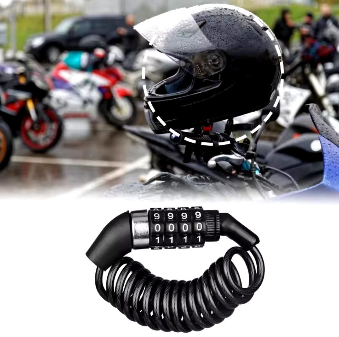 CADENA ANTIRROBO PARA MOTOCICLETA Y BICICLETA - 3