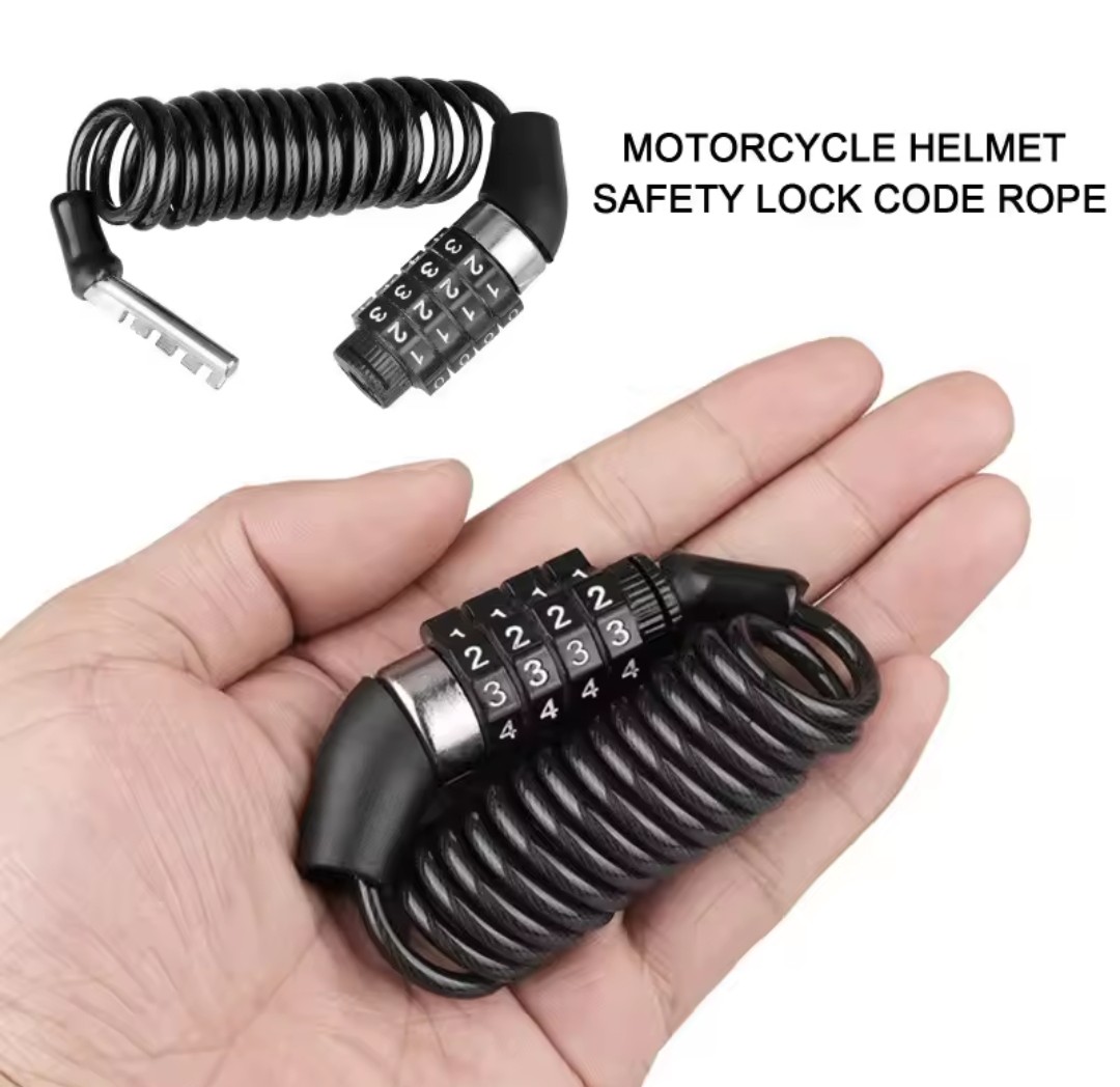 CADENA ANTIRROBO PARA MOTOCICLETA Y BICICLETA - 4