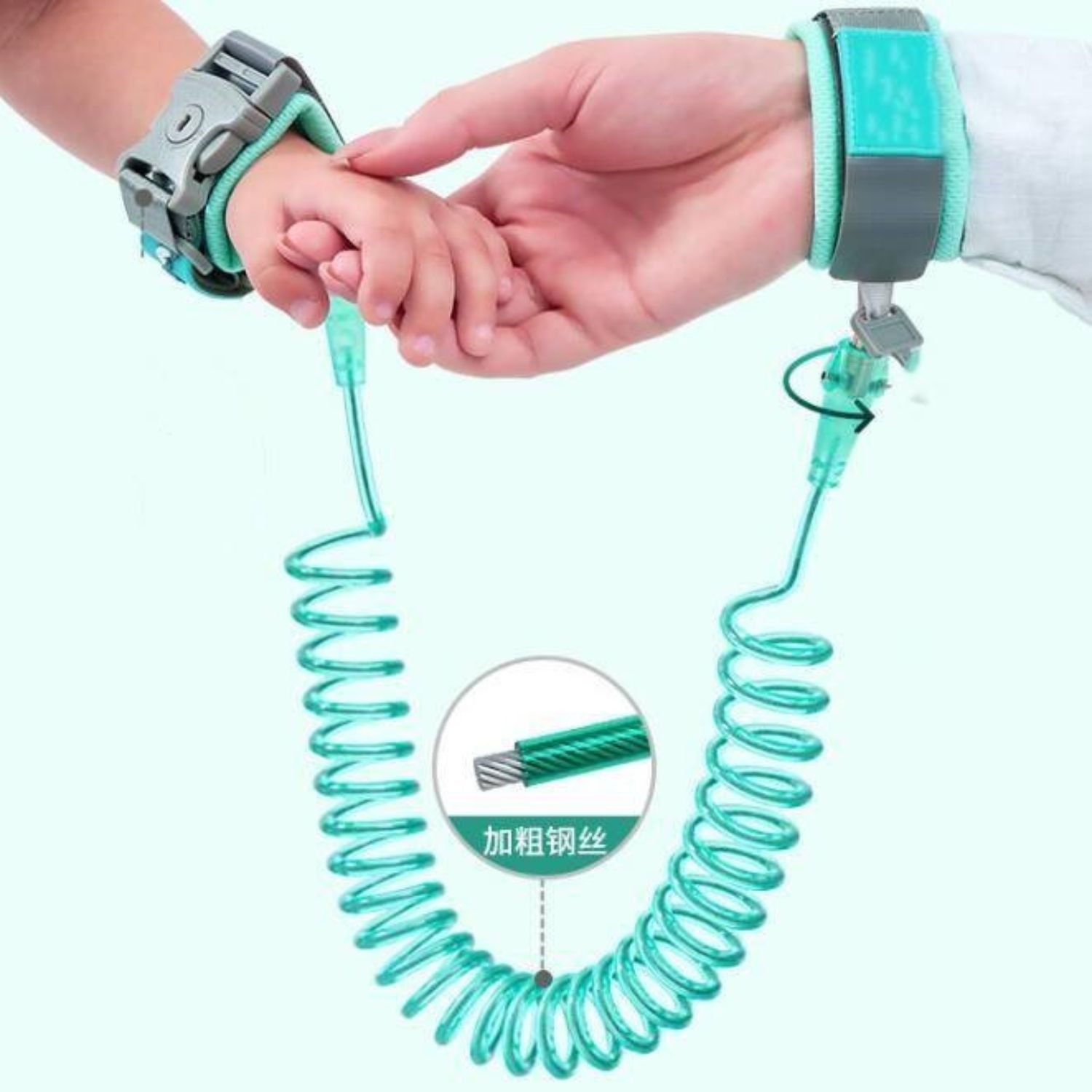 BRAZALETE PULSERA ANTIPERDIDA VERDE - 3