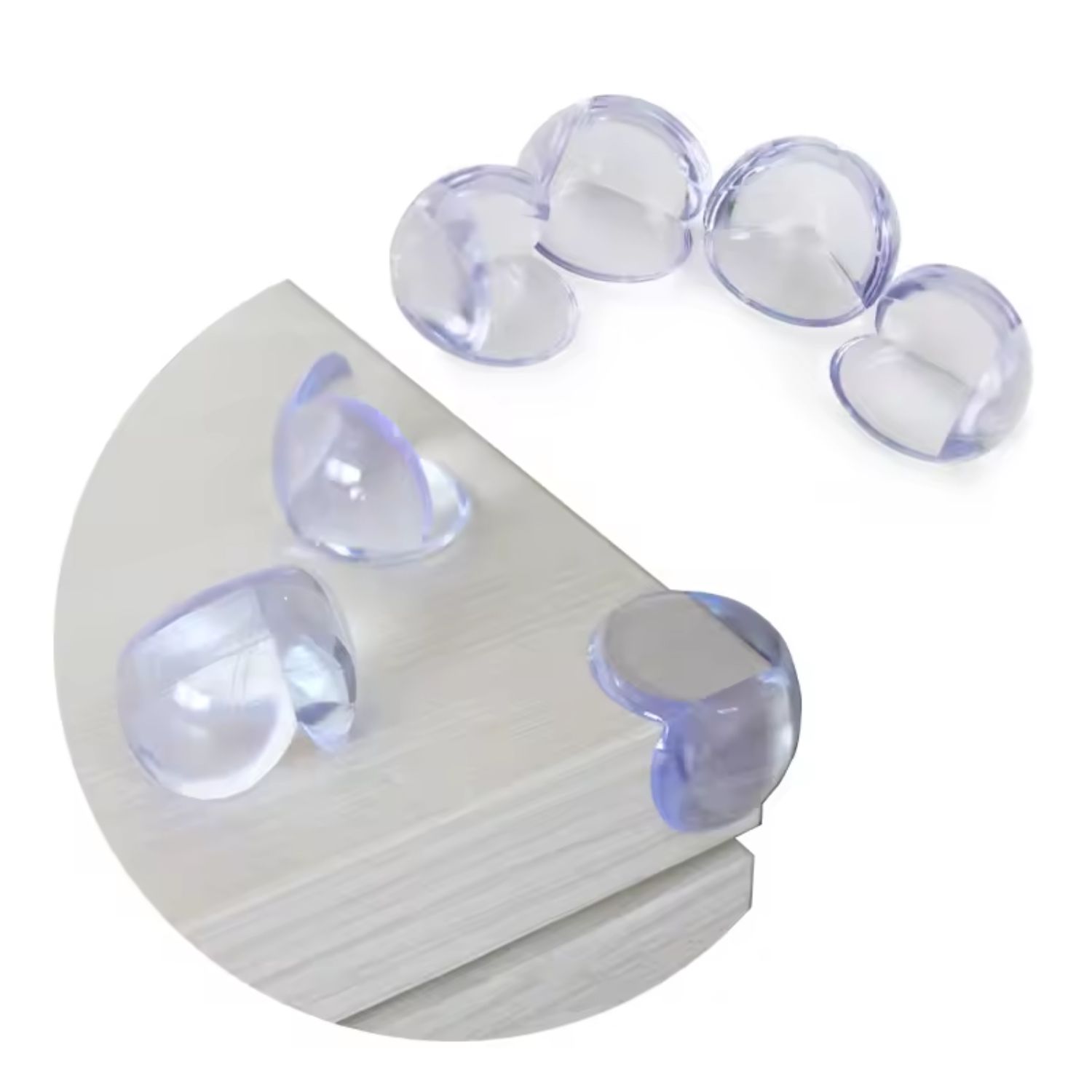 Protector Esquinas Antigolpes 12 Pzs Transparente - 2