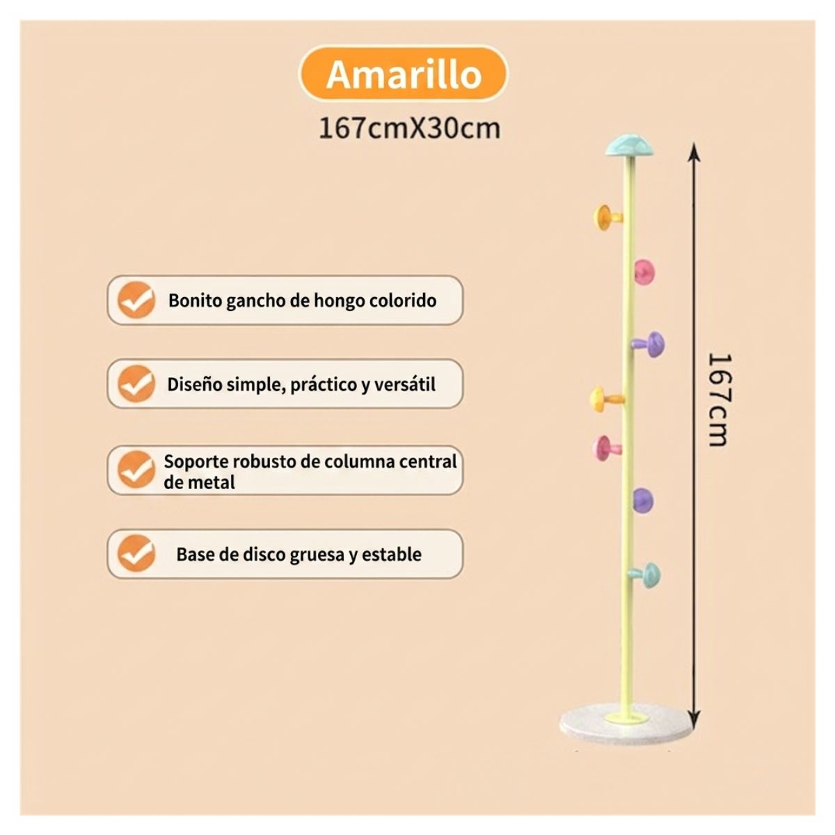 PERCHERO INFANTIL HONGUITO AMARILLO - 3