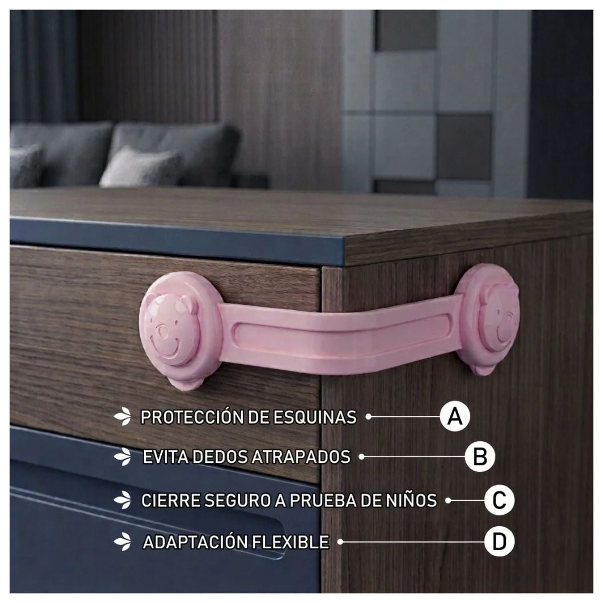 SEGUROS PARA CAJONES SET X 8 UNDS - 5
