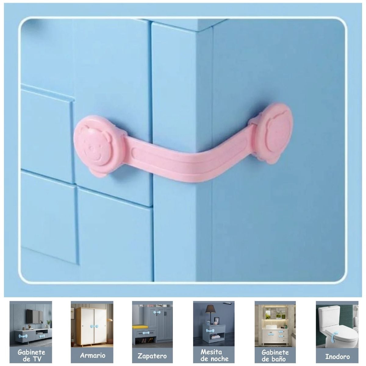 SEGUROS PARA CAJONES SET X 8 UNDS - 6