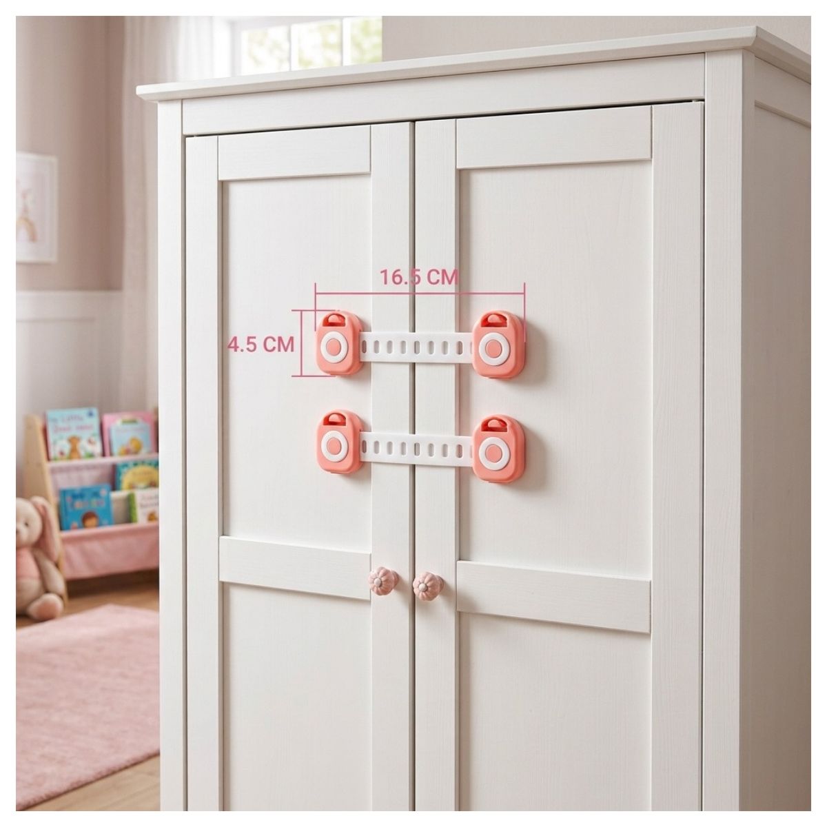 SEGURO CAJON Y PUERTA INFANTIL SET X 8 UNDS SCR1 - 4