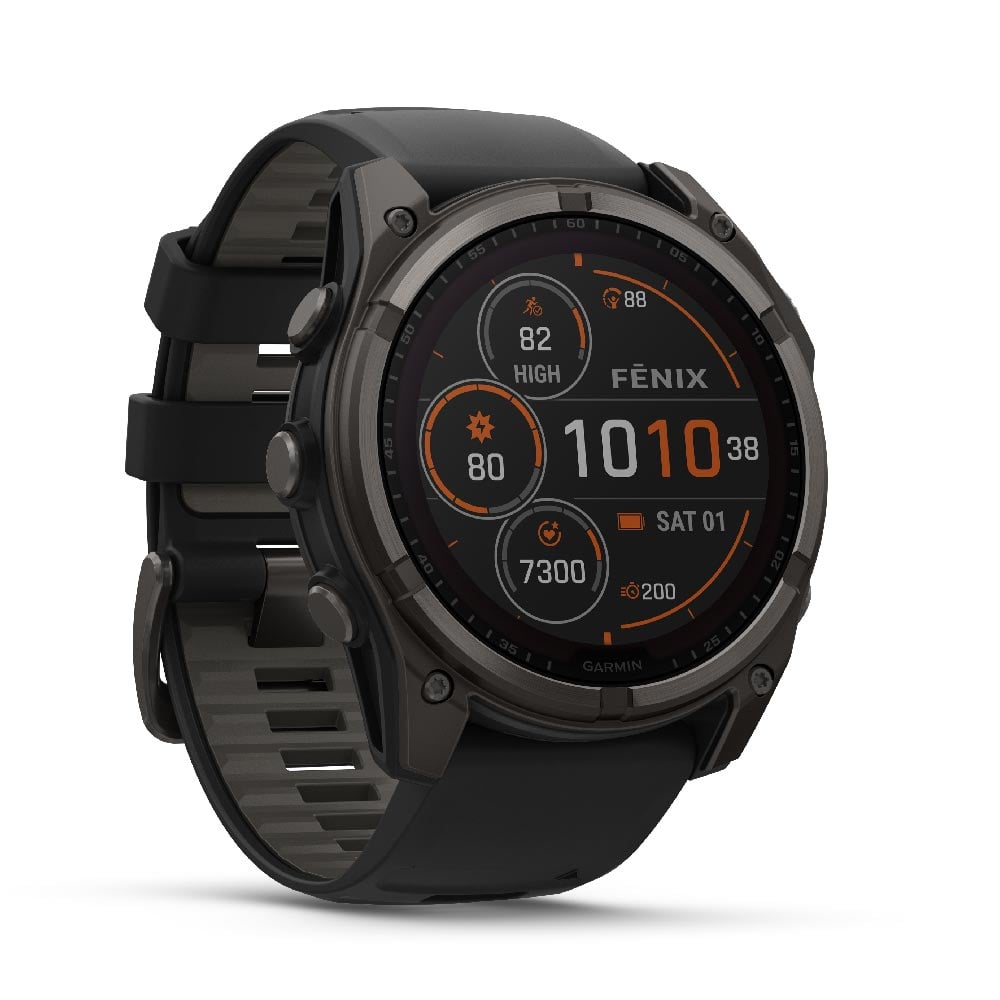 SMARTWATCH RUNNING GARMIN FENIX 8 51MM ZAFIRO SOLAR CARBON/GRIS TITANIO (CORREA SPORT NEGRA) - 2