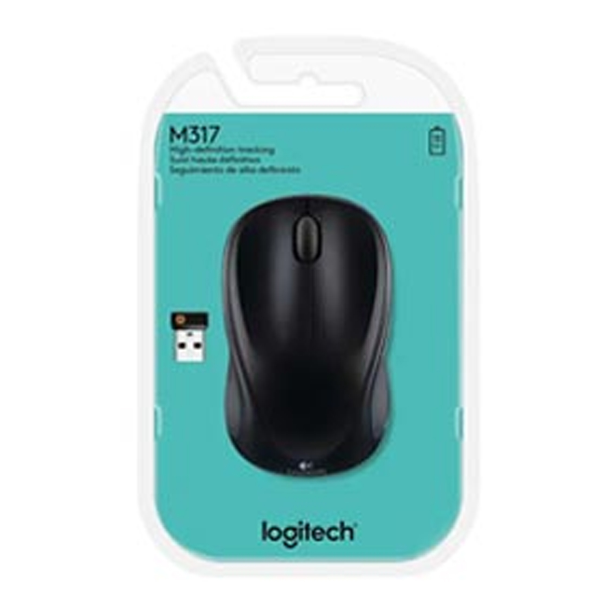 MOUSE LOGITECH M317 INALAMBRICO NEGRO - 3