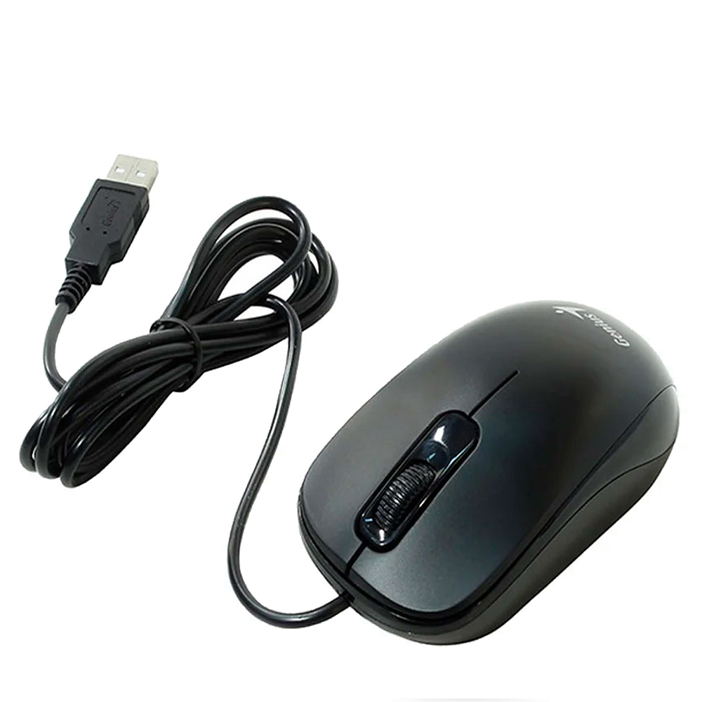 MOUSE GENIUS DX-110 USB OPTICO 1000 DPI BLACK - 2