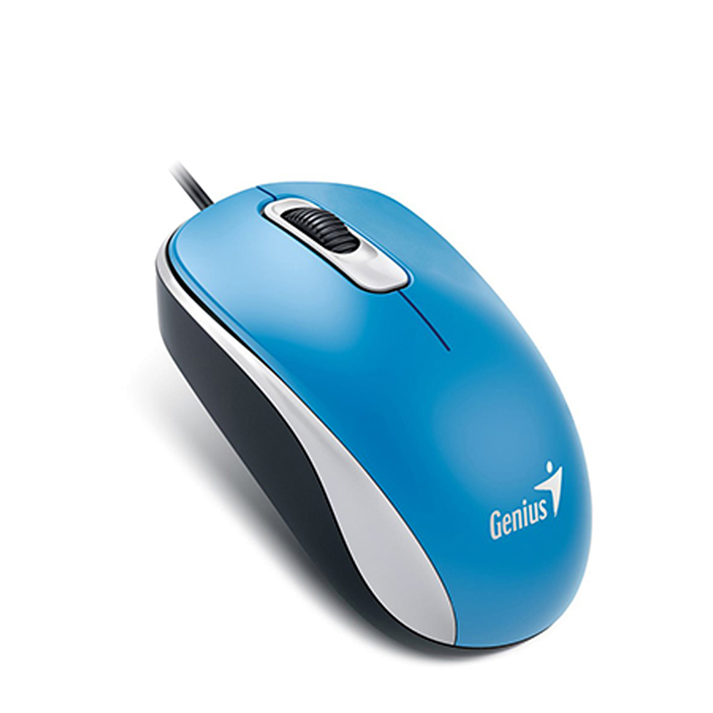 MOUSE GENIUS DX-110 USB OPTICO 1000 DPI BLUE - 1