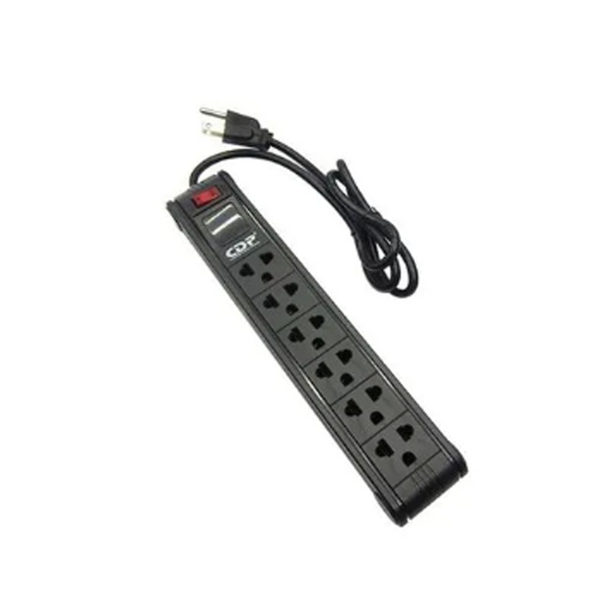 SUPRESOR DE PICOS CDP 06 TOMAS BLACK 220V - 2