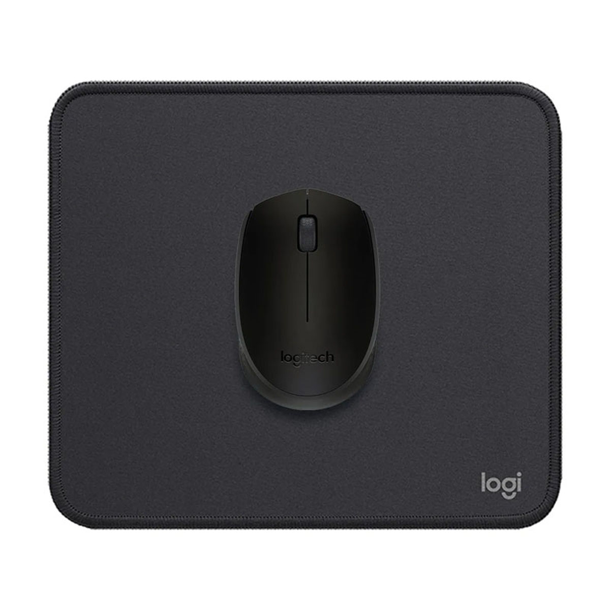 KIT LOGITECH MOUSE M170 Y PAD MOUSE 200X230 NEGRO - 2