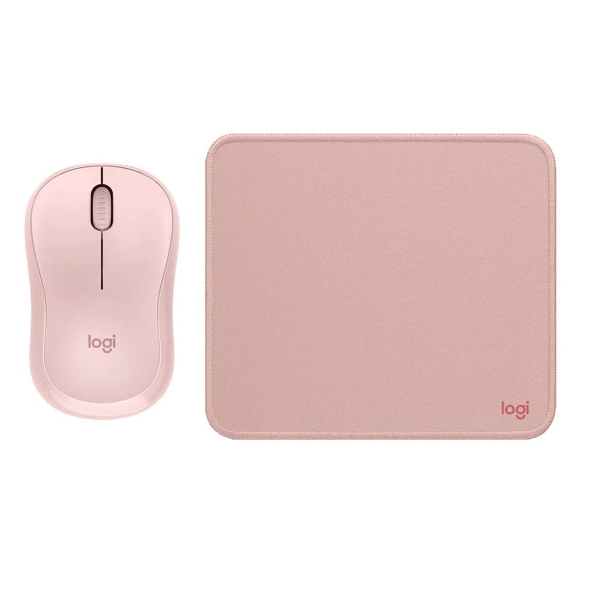 KIT LOGITECH DE MOUSE M240 ROSADO PAD MOUSE 200X230 - 1