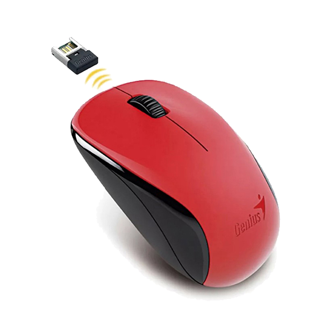 KIT GENIUS MOUSE NX-7000 ROJO + PAD MOUSE G-WMP 100 C/DESCANSADOR NEGRO - 2