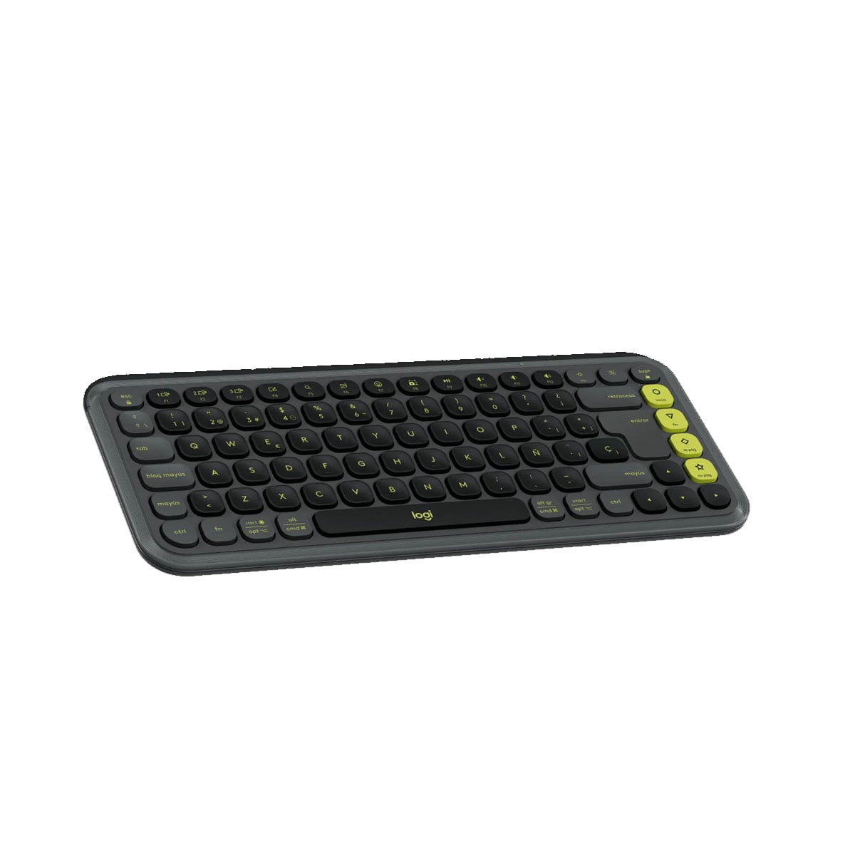 KIT TECLADO LOGITECH + MOUSE POP ICON BLUETOOTH GRAPHITE - 3