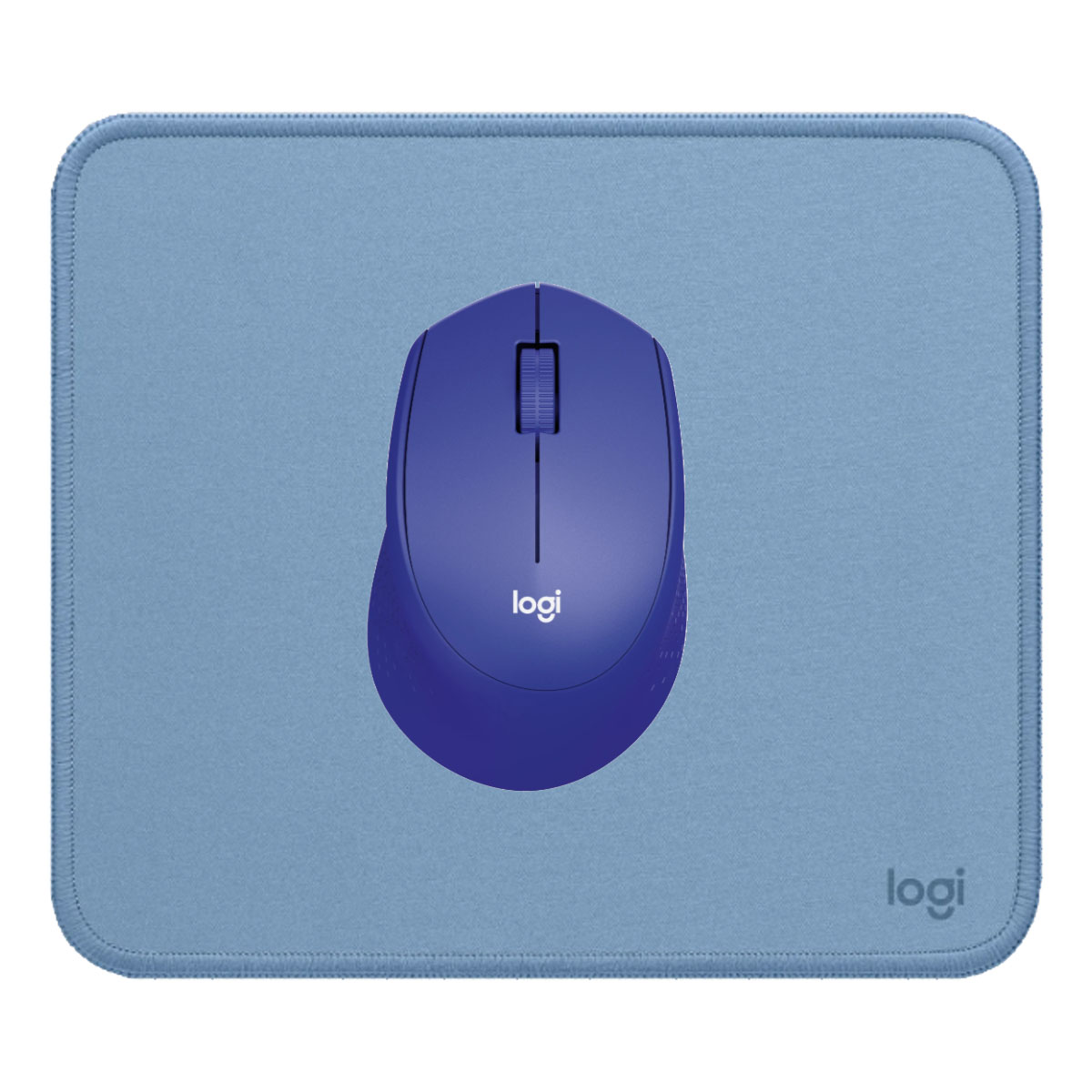 KIT LOGITECH MOUSE M280 AZUL PAD MOUSE 200X230 AZUL - 1