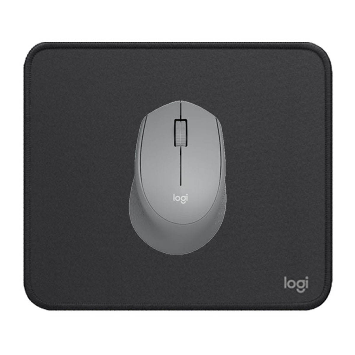 KIT LOGITECH MOUSE M280 GRIS PAD MOUSE 200X230 NEGRO - 1