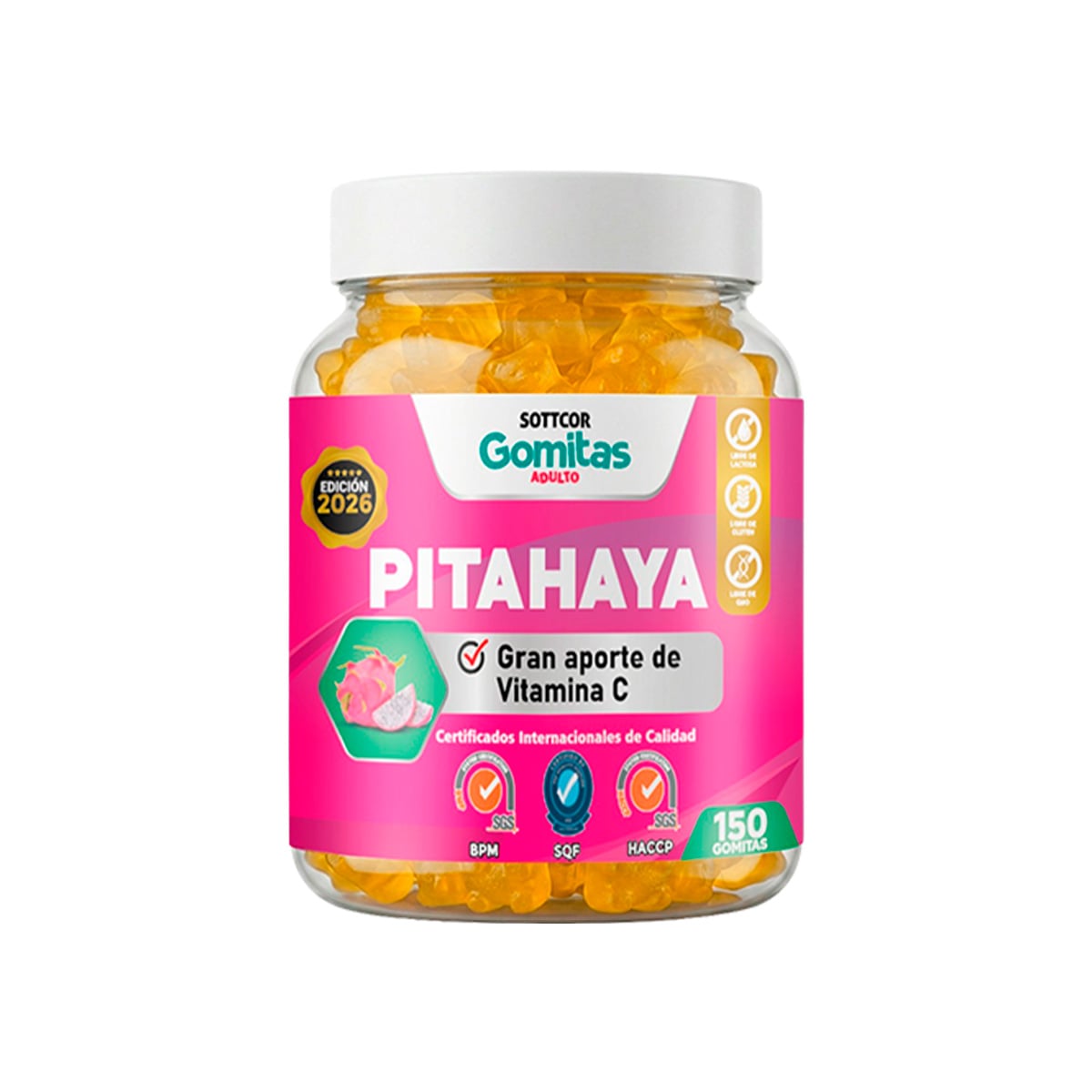 2 GOMITAS DE PITAHAYA SOTTCOR 150 GOMITAS - 2