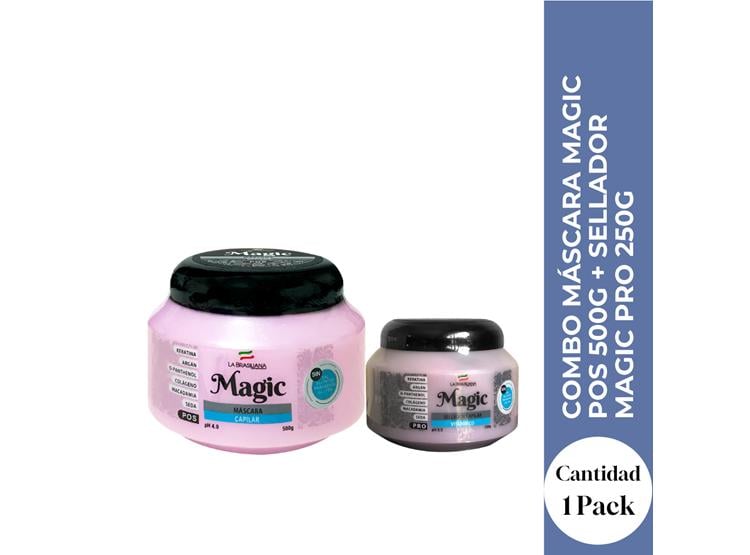 COMBO MÁSCARA MAGIC POS 500G + SELLADOR MAGIC PRO – REPARACIÓN Y BRILLO DURADERO - 1