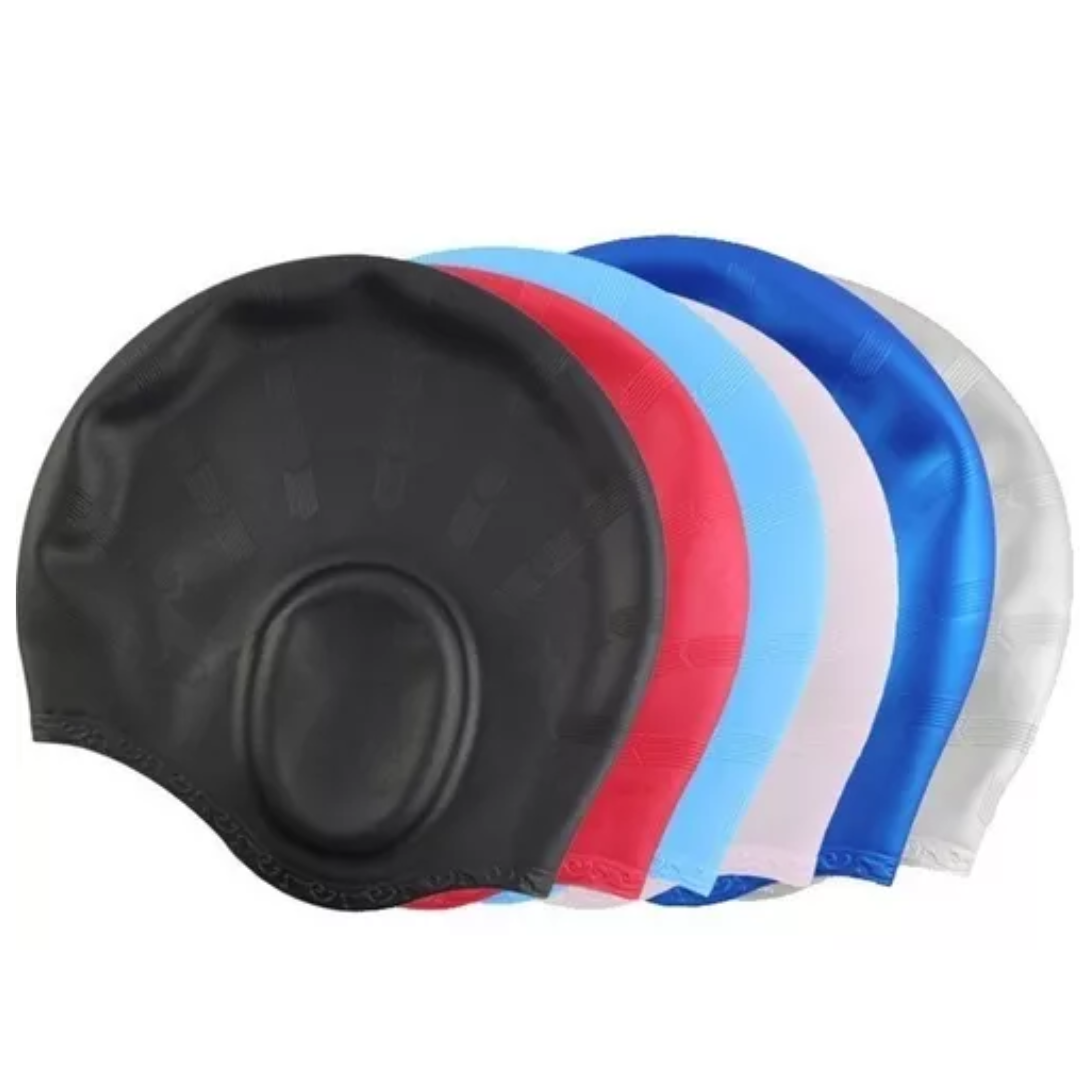 PACK 2 GORRO DE NATACIÓN LÁTEX TALLA ESTÁNDAR - 2