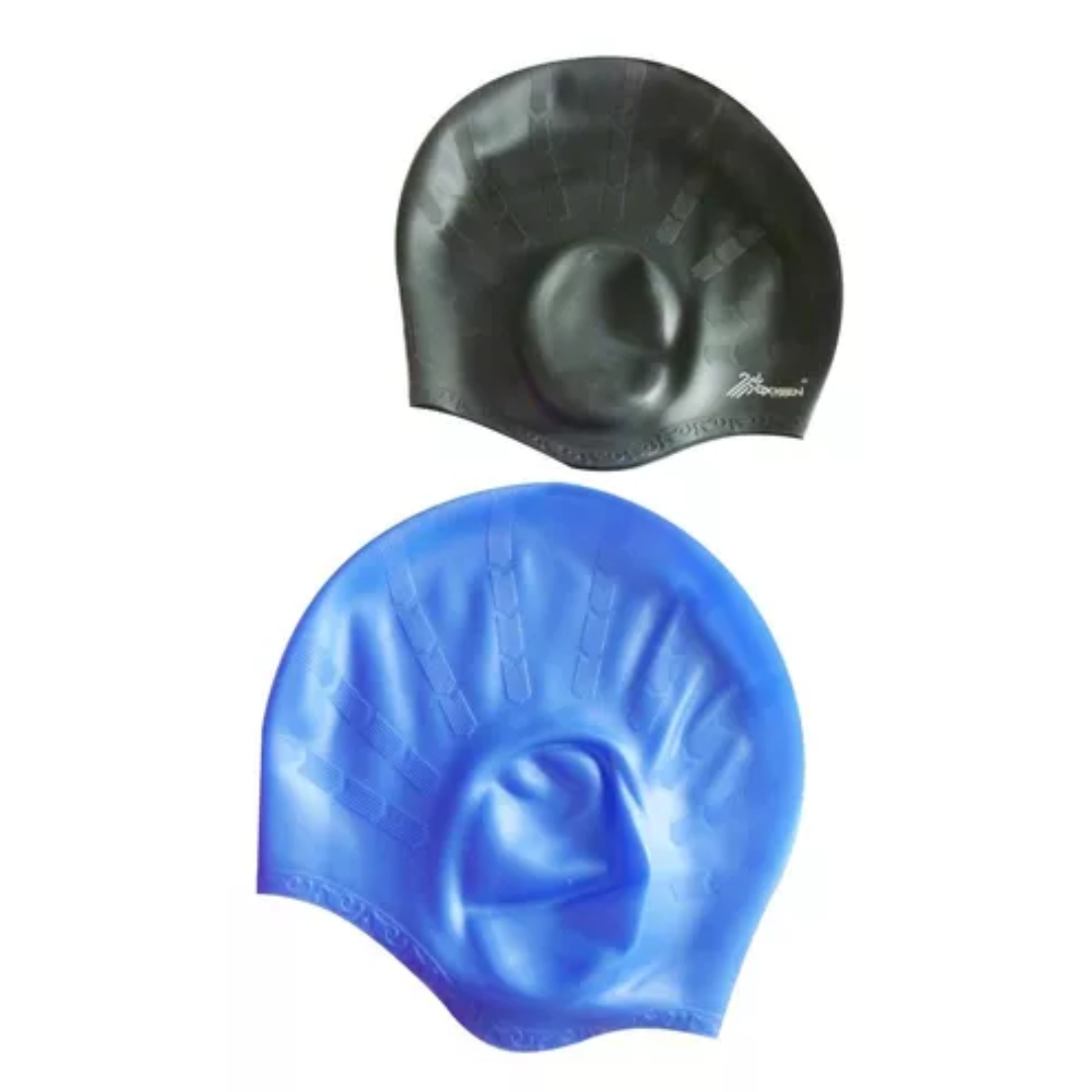 PACK 2 GORRO DE NATACIÓN LÁTEX TALLA ESTÁNDAR - 3