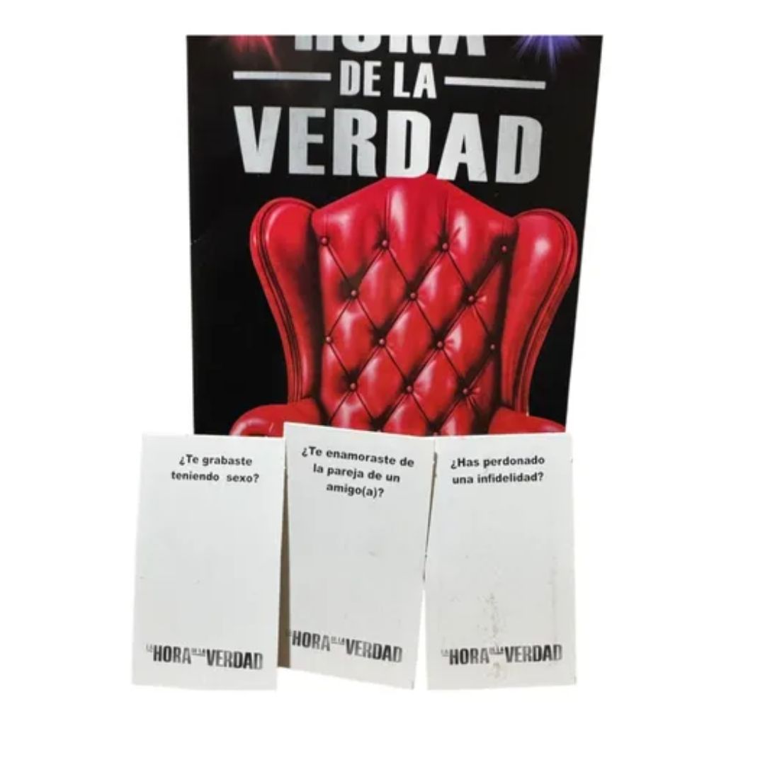 JUEGO DE MESA CARTAS EL SILLÓN DE LA VERDAD - 3