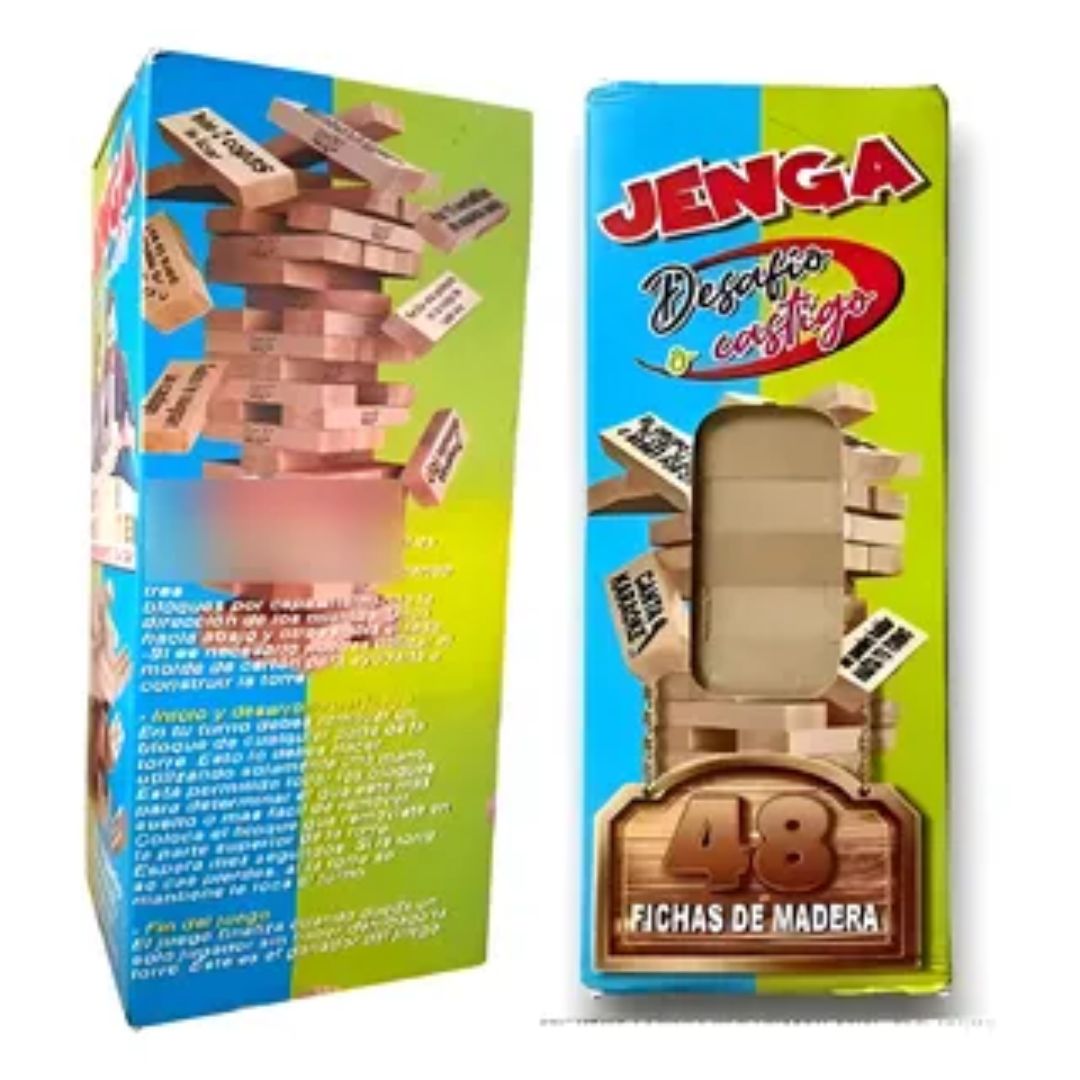 JUEGO JENGA DESAFÍOS Y CASTIGOS - 3