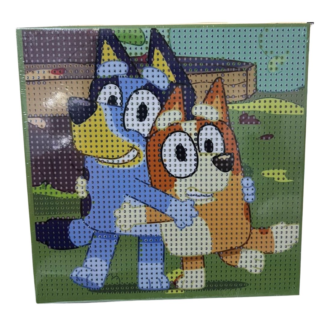 DIAMOND PAINTING , CUADRO PEGA PIEDRITAS 20 X 20 NIÑA - 3