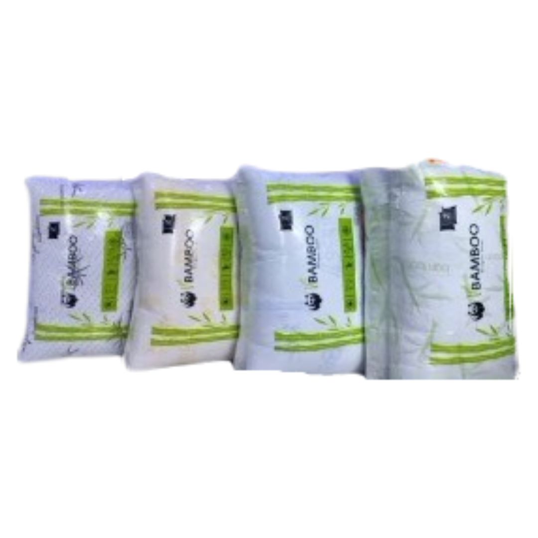PACK 2 ALMOHADAS DE BAMBU GEMELAS ANTIÁCAROS (45CM X 65CM) - 1