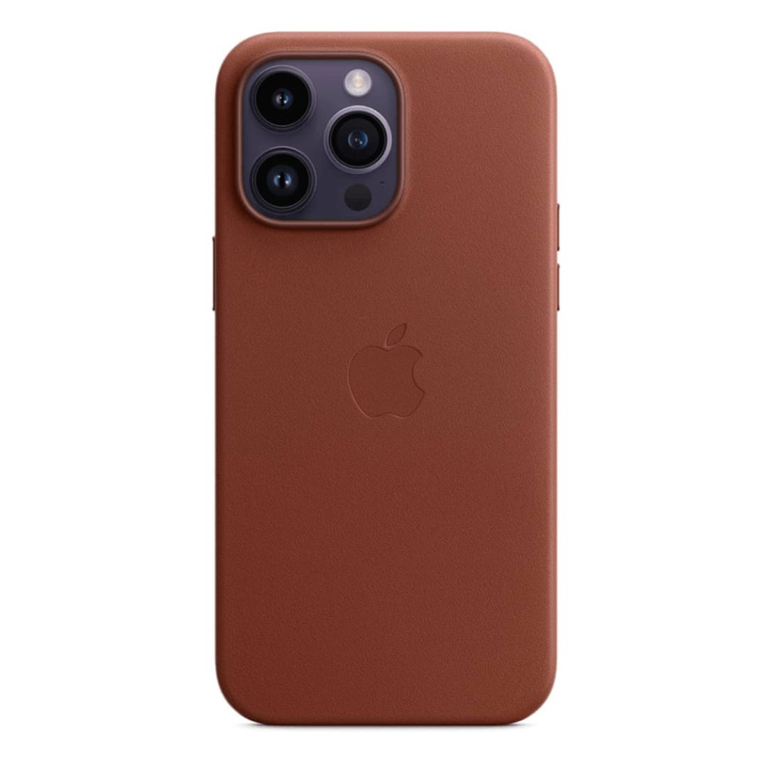 CARCASA / FUNDA DE SILICONA DE IPHONE 13 PRO MAX MARRÓN - 2