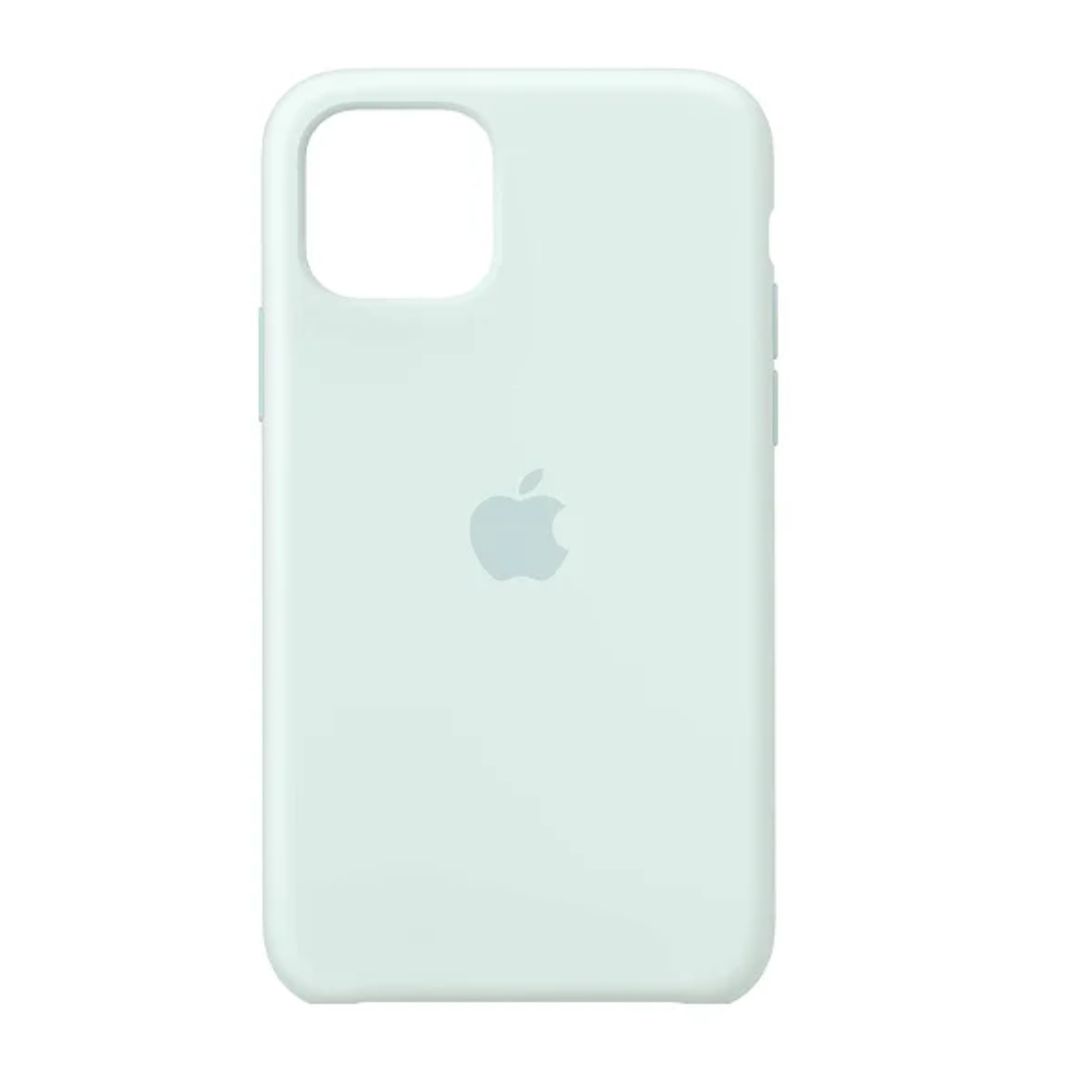 CARCASA / FUNDA DE SILICONA DE IPHONE15 PRO CELESTE - 3