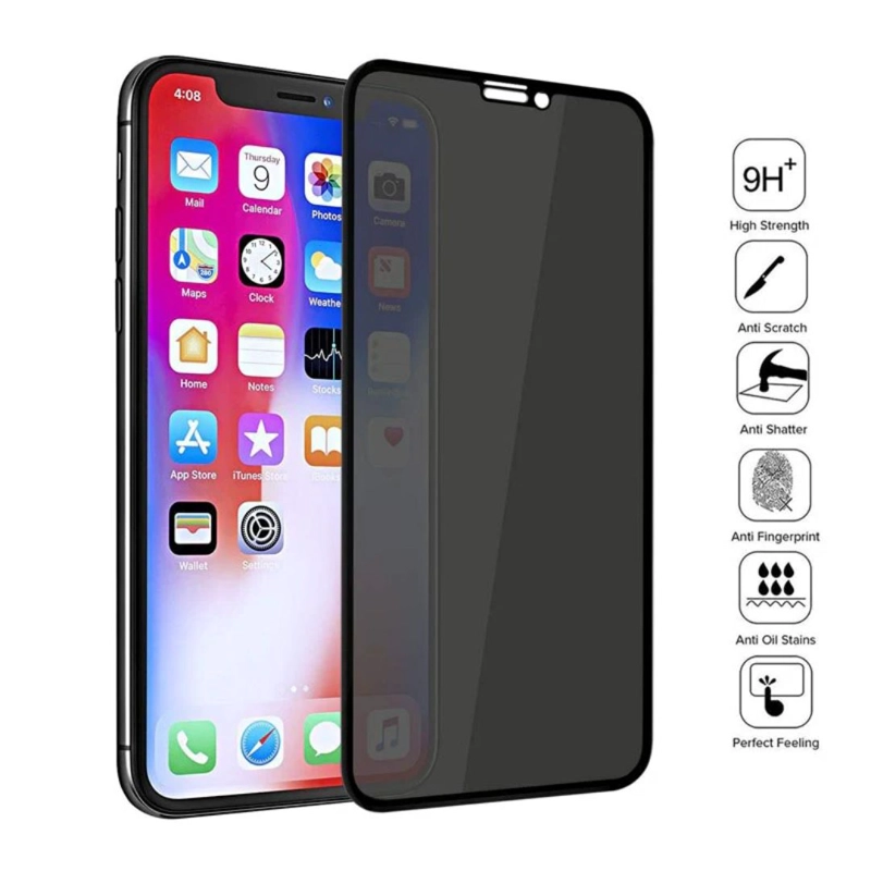 PACK 2 MICA CERAMICA MATE ANTIESPIA ANTISHOCK RESISTENTE PARA IPHONE 13 PRO MAX - 2
