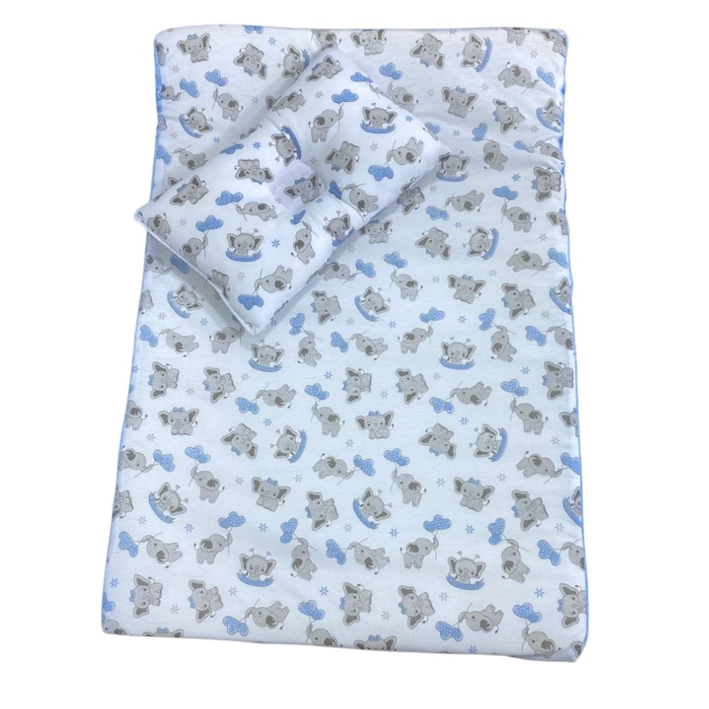 ALMOHADA / COJIN ANTIREFLUJO BEBE CON FORRO Y  ALMOHADA 61X45X10CM PARA NIÑO - 1