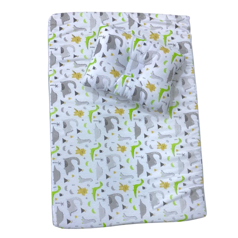 ALMOHADA / COJIN ANTIREFLUJO BEBE CON FORRO Y  ALMOHADA 61X45X10CM PARA NIÑO - 3