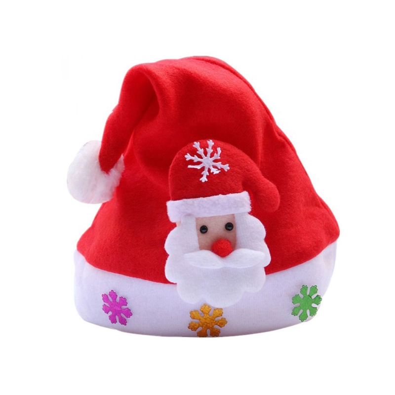 PACK 12 GORRO DE NAVIDAD CON LUCES - 3