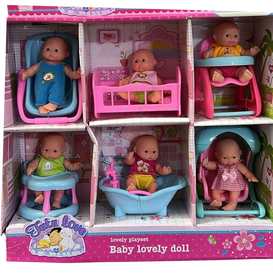 MINI COLECCIÓN DE MUÑECAS PARA BEBÉS NEWBORN DOLLS CON SUS ACCESORIOS - 2
