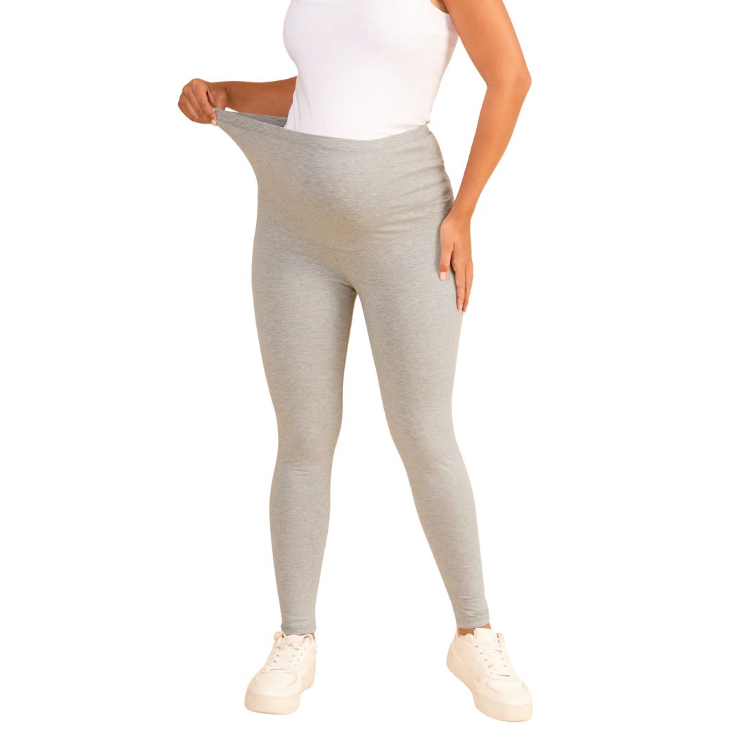 LEGGINS DE MATERNIDAD / EMBARAZADA DE ALGODÓN LICRADO TALLA 34 - 2