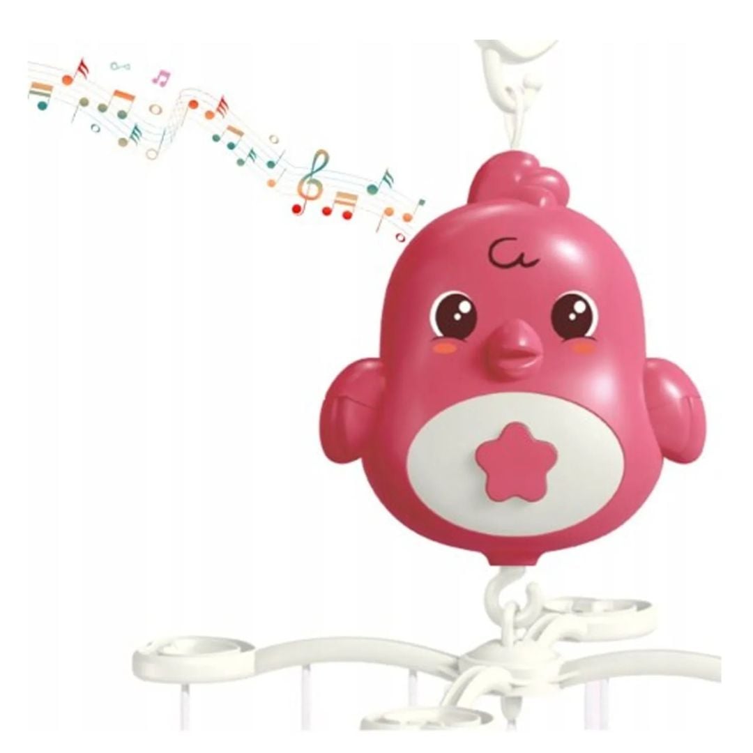 MÓVIL PROYECTOR MUSICAL POLLITO PARA BEBES - 3